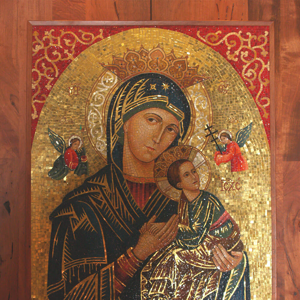 1. St. Jerome Catholic Church San Antonio TX Mosaics Our Lady of Perpetual Help