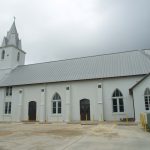 Immaculate Conception Catholic Church 1 Panna Maria TX Leaded Glass Restoration Protective Glazing Wood  scaled