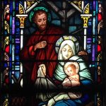 Immaculate Conception Catholic Church Panna Maria TX Leaded Glass Restoration 4 1