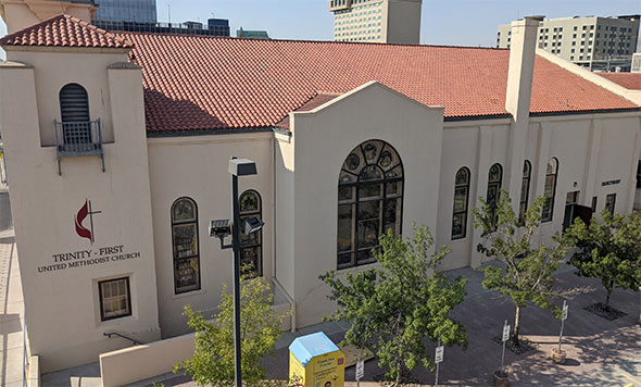 4 Trinity United Methodist Church El Paso TX Leaded Glass Restoration Protective Glazing 5
