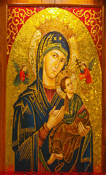 Mosaic of Our Lady of Perpetual Help 1