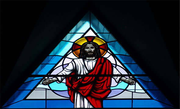 St. Pius X Catholic Church Shreveport LA Leaded Glass 12